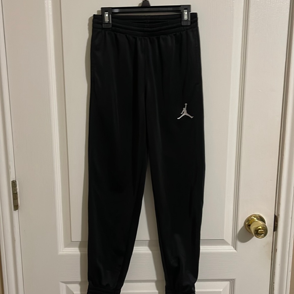Air Jordan Boys Black Joggers